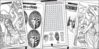 Illustration for article titled The Occult Activity Book Is Back With More Witchy, Creative Fun